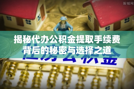 空港揭秘代办公积金提取手续费背后的秘密与选择之道