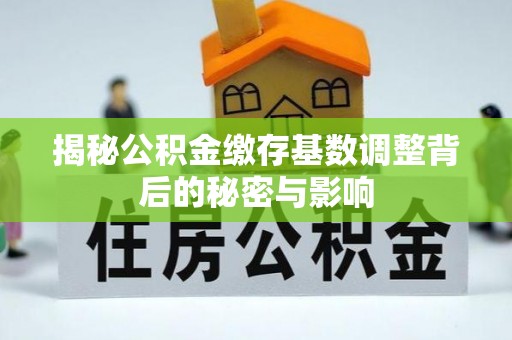 空港揭秘公积金缴存基数调整背后的秘密与影响