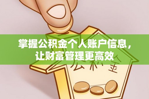 空港掌握公积金个人账户信息，让财富管理更高效