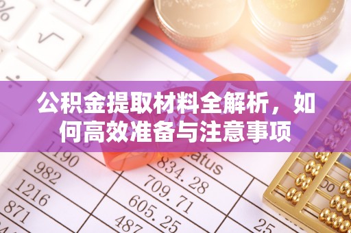 空港公积金提取材料全解析，如何高效准备与注意事项