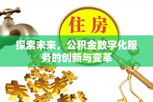 空港探索未来，公积金数字化服务的创新与变革