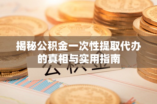 空港揭秘公积金一次性提取代办的真相与实用指南