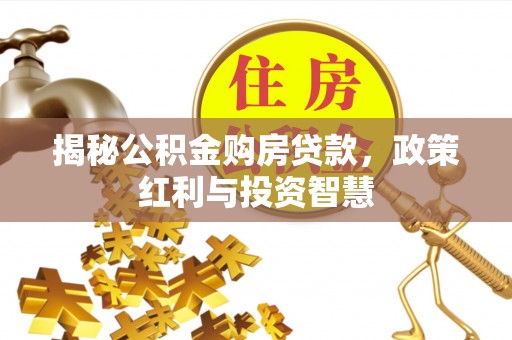 空港揭秘公积金购房贷款，政策红利与投资智慧